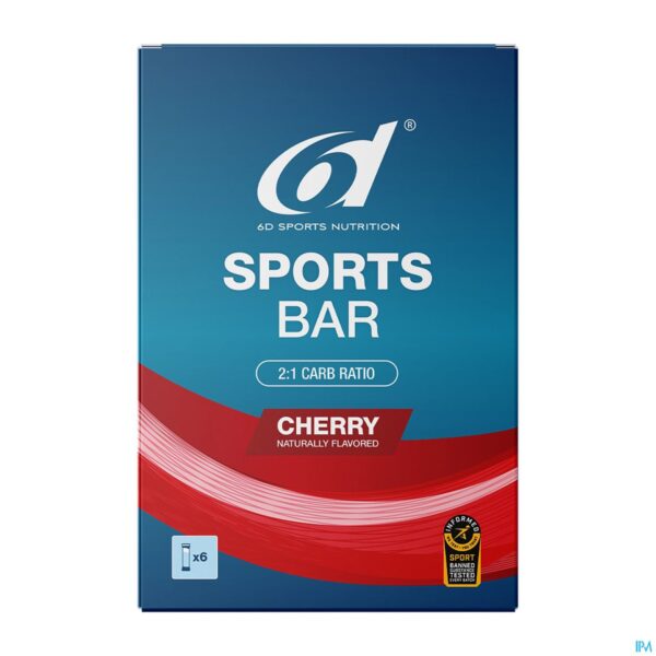 Packshot 6d Sports Bar Cherry 6x46g
