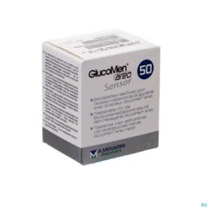 Packshot Glucomen Areo Sensor Teststrips 50 46191