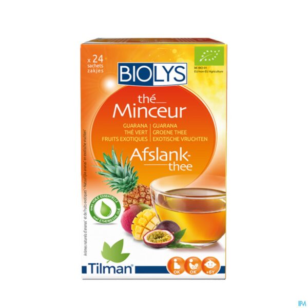 Packshot Biolys Guarana Gr. Thee Exotisch Vruchten Zakje 24