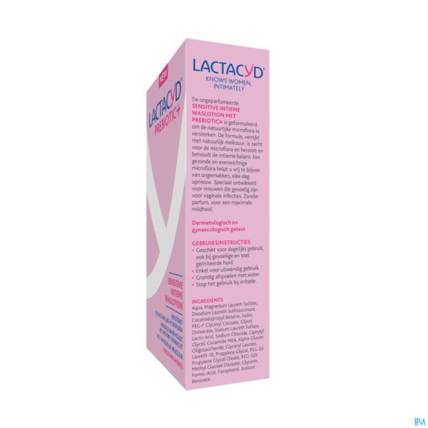 Packshot Lactacyd Pharma Prebiotic Plus Sensi 200ml