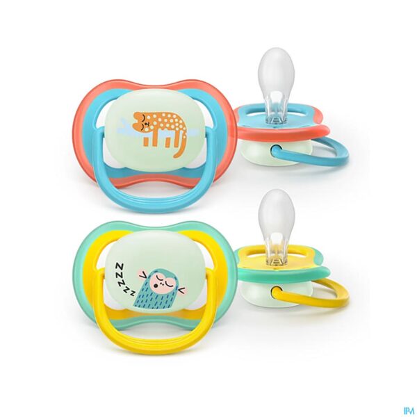Productshot Philips Avent Fopspeen +18m Air Night Aap/poes 2