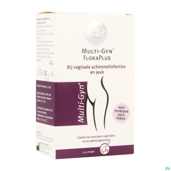 Packshot Multi-gyn Flora Plus Gel 5 X 5ml