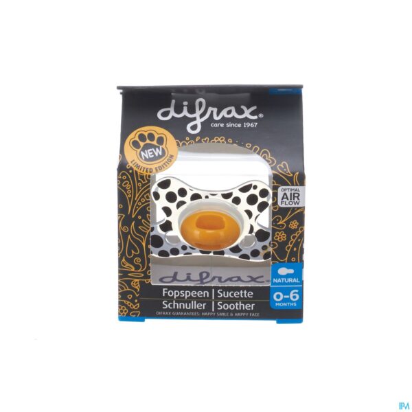Packshot Difrax Fopspeen Natural 0-6m Special Edition