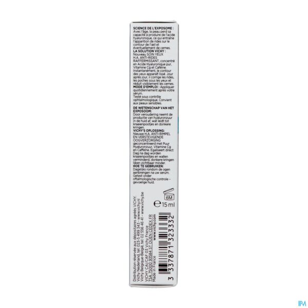 Packshot Vichy Liftactiv H.a. Ogen 15ml
