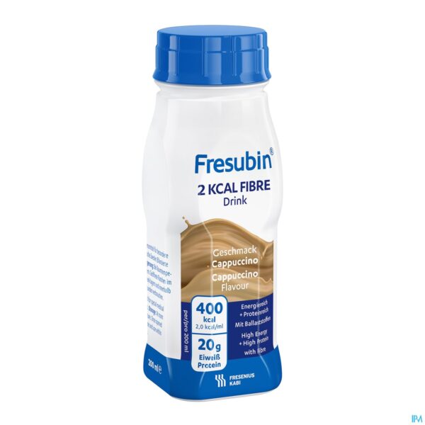 Productshot Fresubin 2 Kcal Fibre Drink 200ml Cappuccino