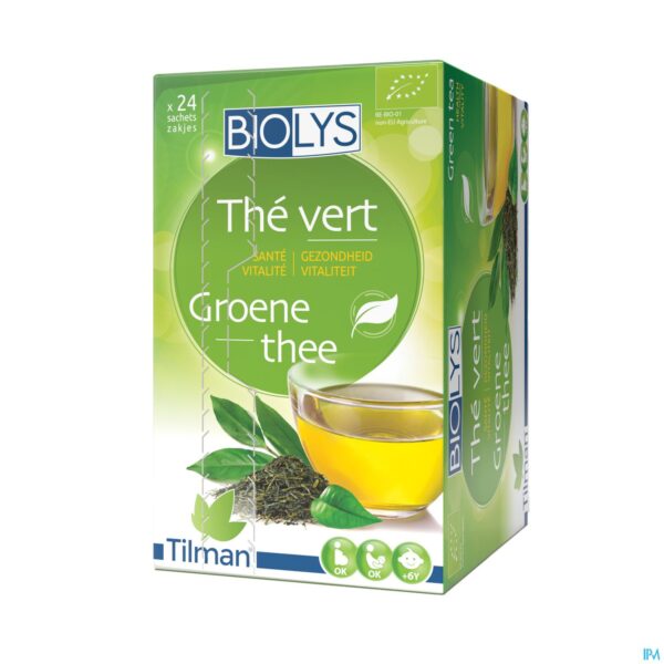 Packshot Biolys Groene Thee Sach 24