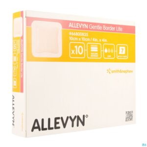 Packshot Allevyn Gentle Border Lite 10,0x10,0cm 10 66800835