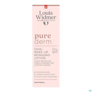 Packshot Widmer Purederm Oogmake-up Reiniging Lotion Zonder Parfum 100ml
