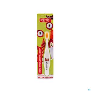 Packshot Babyton Bio Tandenborstel Krab Baby/kids