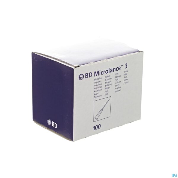 Packshot Bd Microlance 3 Naald 25g 1 Rb 0,5x25mm Oranje 100