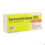 Packshot Levocetirizine EG 5 Mg Filmomh Tabl 10