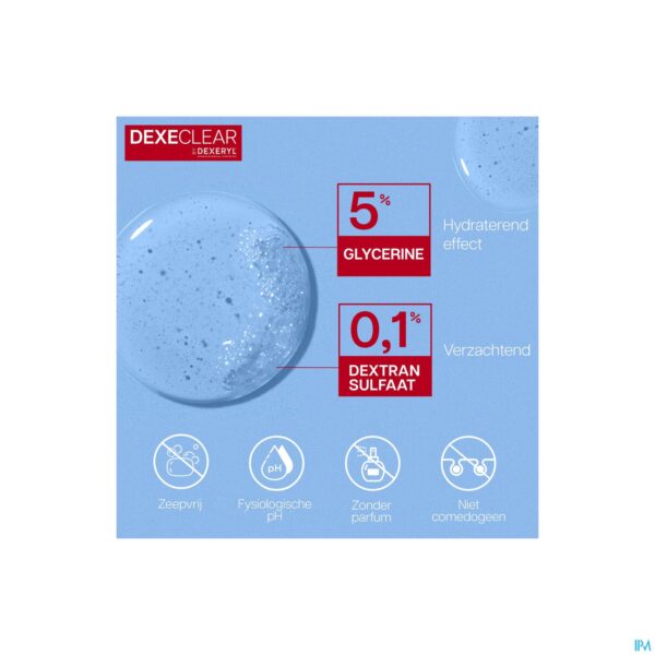 Lifestyle_image Dexeclear Verzachtende Hydra Reinigingsgel 400ml