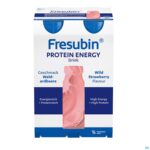 Packshot Fresubin Protein Energy Drink 200ml Fraise Des Bois/bosaardbei