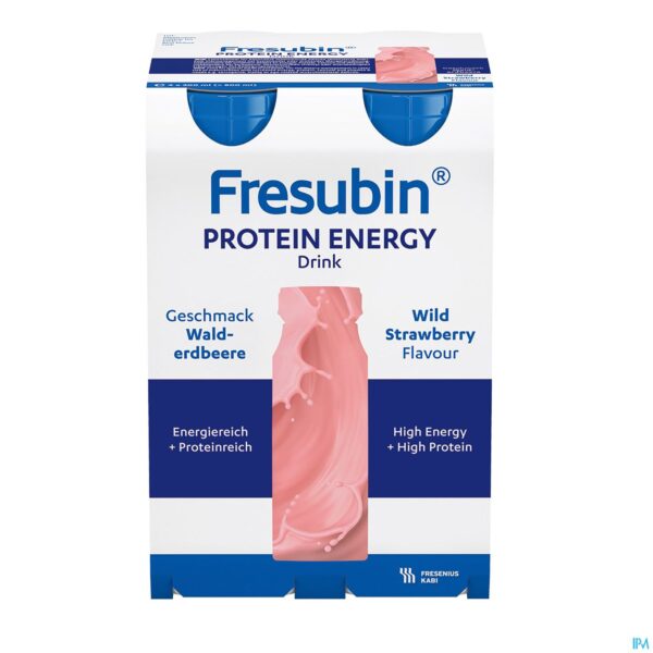 Packshot Fresubin Protein Energy Drink 200ml Fraise Des Bois/bosaardbei