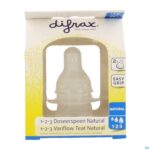 Packshot Difrax Flessenspeen Natural 1-2-3 674