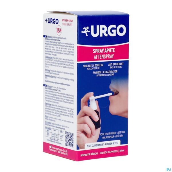 Packshot Urgo Aphten-spray 20ml