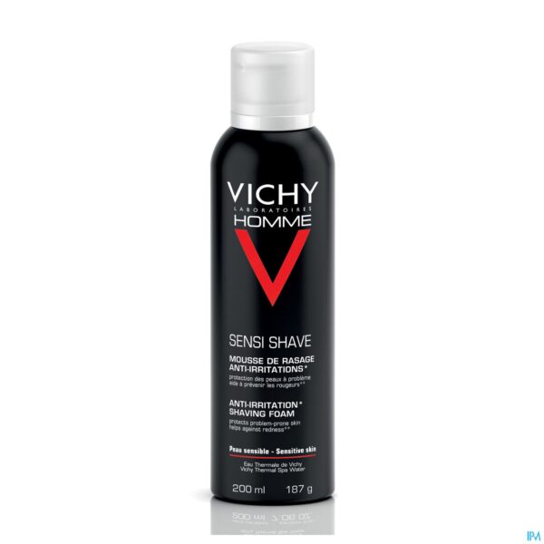 Packshot Vichy Homme Scheerschuim Anti Irrit. 200ml