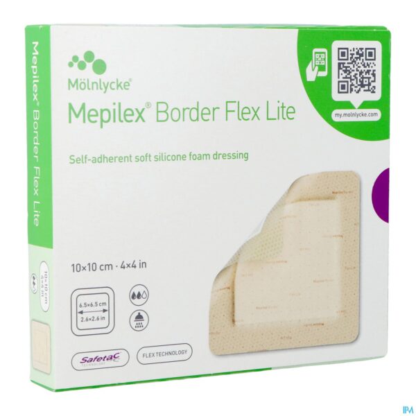 Packshot Mepilex Border Flex Lite 10cmx10cm 5 581300