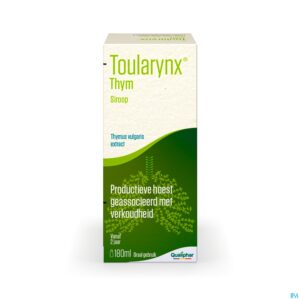Packshot Toularynx Thym 180 ml siroop
