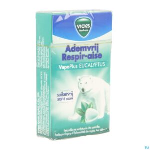 Packshot Vicks Ademvrij Z/suiker 40g Box