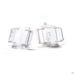 Productshot Handycup Beker Schuin Transp+2 Tuit.237ml Henrotek
