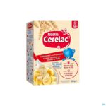 Packshot Nestle Cerelac Koekjesmeel Fruitpapjes 250g