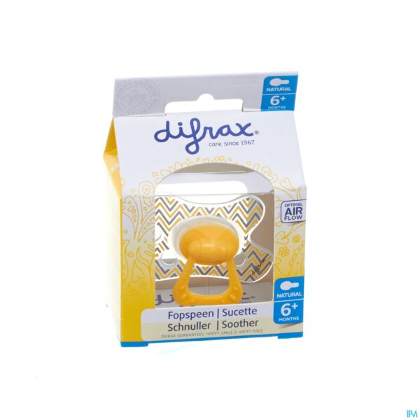 Packshot Difrax Fopspeen Natural 6m+