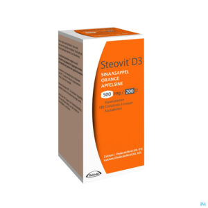 Packshot Steovit D3 Sinaas 500mg/200ie Kauwtabl 180 Flacon
