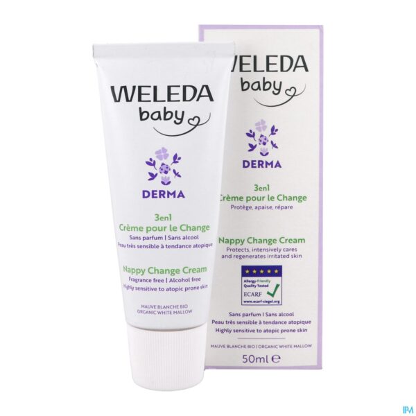 Productshot Weleda Baby 3in1 Billenbalsem Witte Malva 50ml