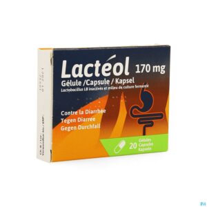 Packshot Lacteol 170mg Caps 20