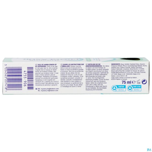 Packshot Sensodyne Proglasur Daily Protection Tube 75ml