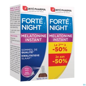 Packshot Fortenight Melatonine Instant Duo 2x20ml