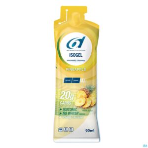 Productshot 6d Sixd Isogel + Caffeine Pineapple 6x60ml