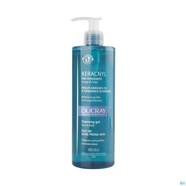 Packshot Ducray Keracnyl Schuimende Gel 400ml Nf Packshot Ducray Keracnyl Schuimende Gel 400ml Nf