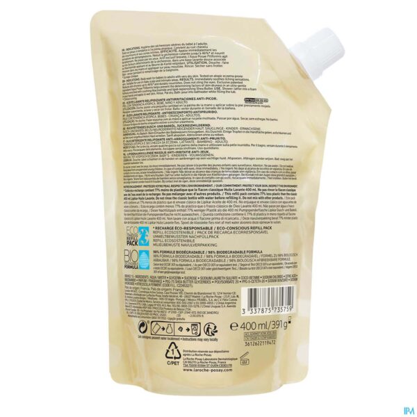 Productshot Lrp Lipikar Refill Wasolie Ap+ 400ml