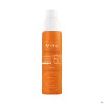 Productshot Avene Zon Spf50+ Spray 200ml