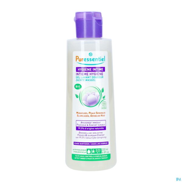 Packshot Puressentiel Intieme Hygiene Gel Bio 200ml Packshot Puressentiel Intieme Hygiene Gel Bio 200ml