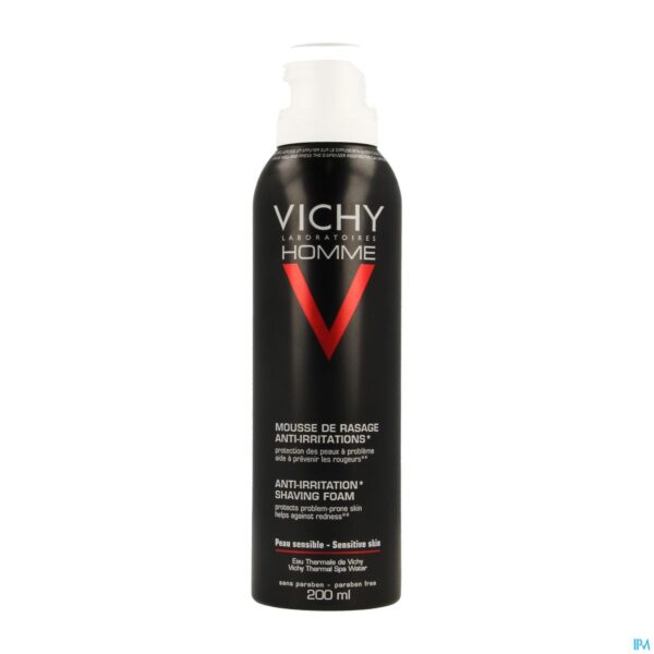 Packshot Vichy Homme Scheerschuim Anti Irrit. 200ml