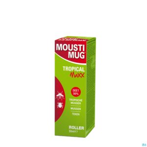 Packshot Moustimug Tropical Maxx 50% Deet Rol. 50ml
