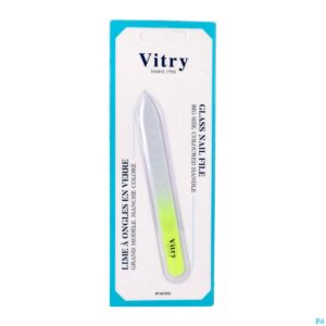 Packshot Vitry Glasvijl Heft In Fluo Geel
