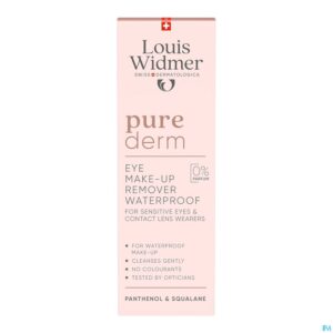 Packshot Widmer Purederm Oogmake-up Reiniging Waterproof Z Parfum 100ml