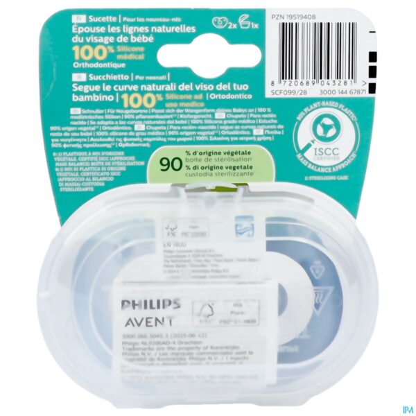 Packshot Philips Avent Fopspeen +0m Soothie Mix 2