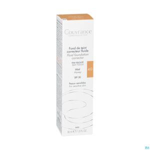 Packshot Avene Couvrance Fdt Correct. Fluide 4 Miel 30ml