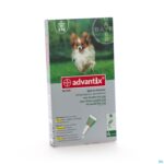 Packshot Advantix 40/ 200 Honden < 4kg Fl 4x0,4ml