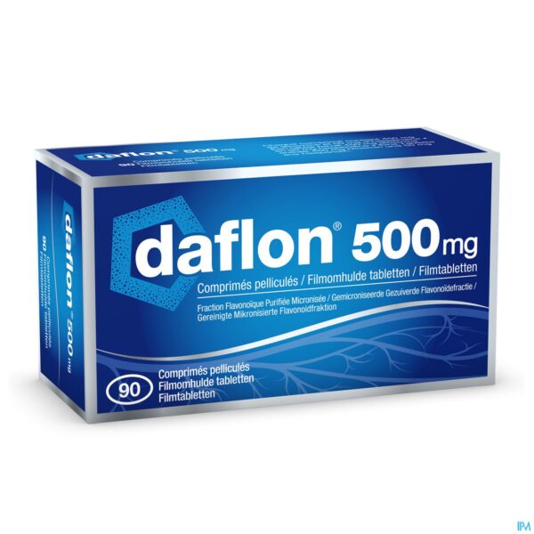 Packshot Daflon 500 Comp 90 X 500mg