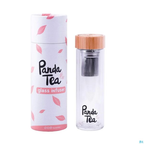 Productshot Panda Tea Infusie Glasfles 450ml