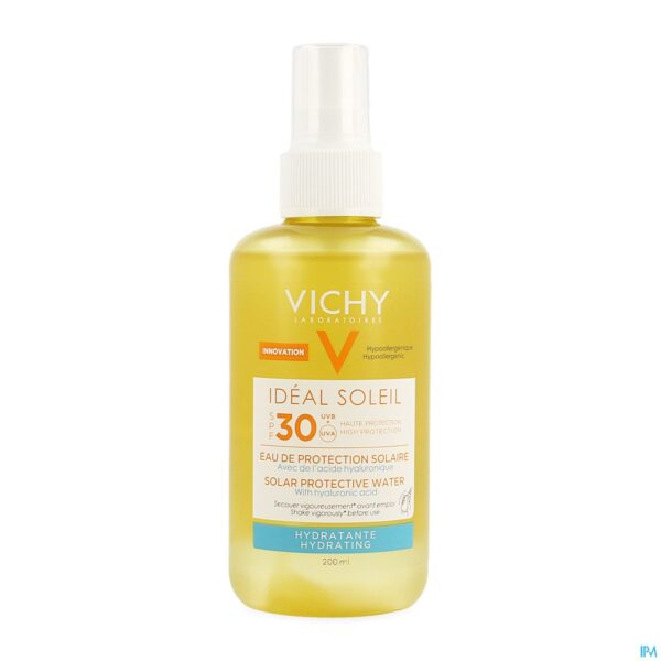 Packshot Vichy Ideal Soleil Bescherm.water Hydra Ip30 200ml