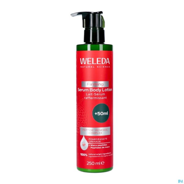 Packshot Weleda Verstev. Serum Bodylotion Granaatapp. 250ml