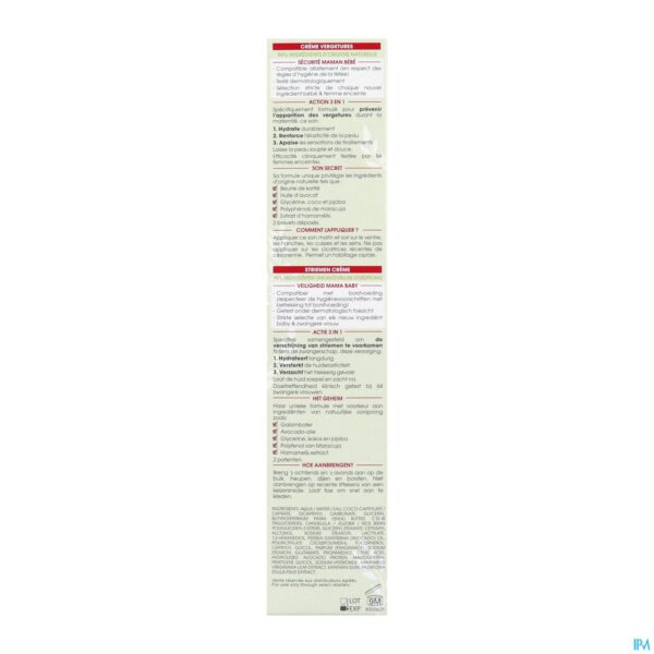 Packshot Mustela Mat A/striemen Creme Parfum 150ml