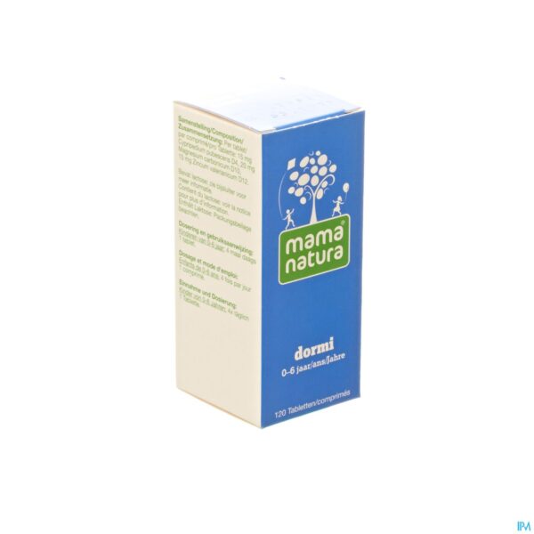 Packshot Mama natura dormi 120 tabletjes